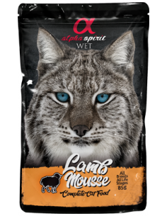 Alpha Spirit Cat Mousse Cordeiro| Wet (Saqueta) | 85 g