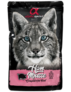 Alpha Spirit Cat Mousse Presunto| Wet (Saqueta) | 85 g