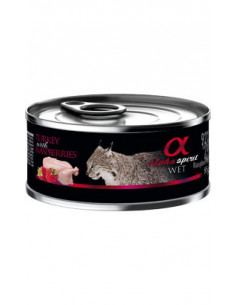 Alpha Spirit Gato Perú & Framboesas | Húmido (Lata) | 85 g