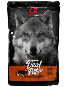Alpha Spirit Dog Paté Vitela| Wet (Saqueta) | 300 g