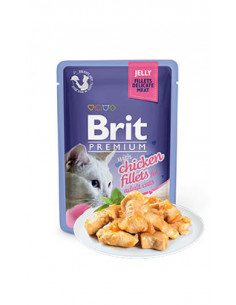 Brit Blue Cat Delicate Fillets in Jelly with Chicken | Wet (Saqueta) | 85 g