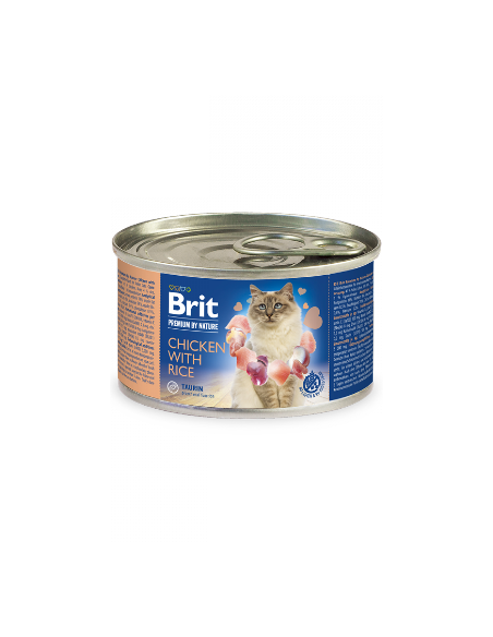 Brit Blue Nature Cat Chicken with Rice | Wet (Lata) | 200 g