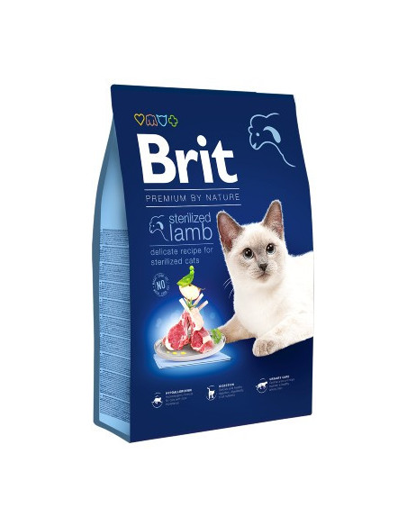 Brit Blue Nature Cat Sterilized Lamb | 8 kg