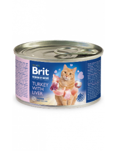 Brit Blue Nature Cat Turkey with Liver | Wet (Lata) | 200 g