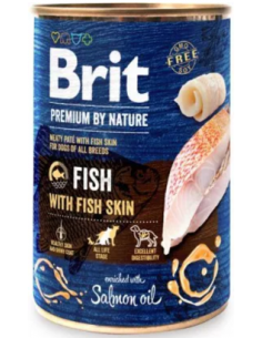 Brit Blue Nature Dog Fish with Fish Skin | Wet (Lata) | 800 g