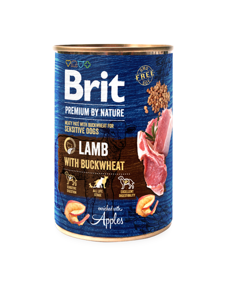 Brit Blue Nature Dog Lamb with Buckwheat | Wet (Lata) | 400 g