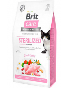 Brit Care Cat Grain Free Sterilized Sensitive | Rabbit & Peas | 7 kg