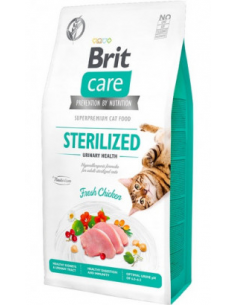 Brit Care Cat Grain Free Sterilized Urinary Health | Chicken & Peas | 400 g