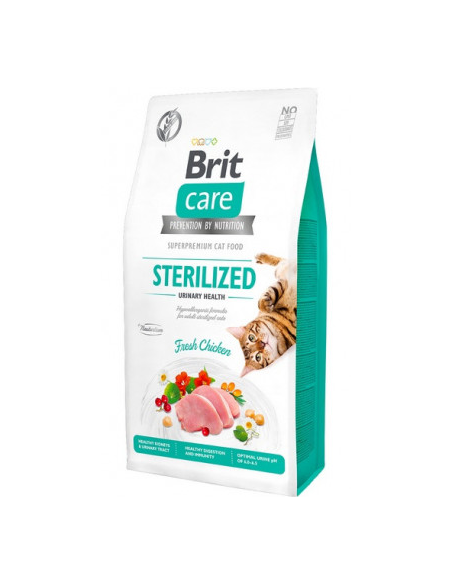 Brit Care Cat Grain Free Sterilized Urinary Health | Chicken & Peas | 400 g