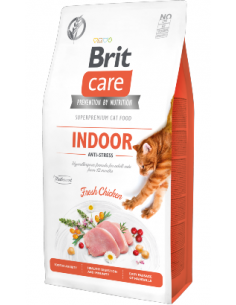 Brit Care Cat Grain-Free Indoor Anti-Stress | Chicken & Peas | 2 kg