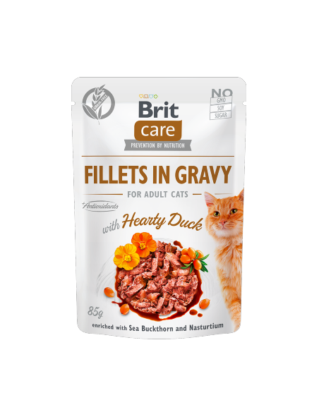 Brit Care Cat Hearty Duck in Gravy | Wet (Saqueta) | 85 g