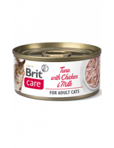 Brit Care Cat Tuna with Chicken and Milk | Wet (Lata) | 70 g