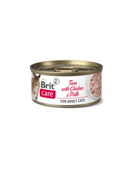 Brit Care Cat Tuna with Chicken and Milk | Wet (Lata) | 70 g