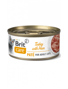 Brit Care Cat Turkey Paté with Ham | Wet (Lata) | 70 g