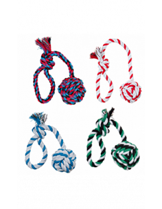 Trixie Brinquedo Denta Fun Playing Rope - Cores Sortidas | 30 cm