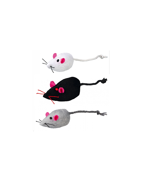 Trixie Brinquedo Rato de Peluche Sortido | 1 Unidade