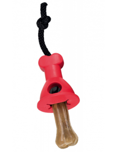 Trixie Brinquedo Suporte para Osso em Borracha Rígida | 10 cm