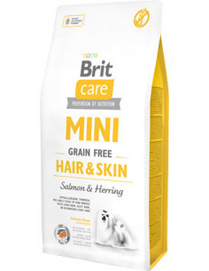 Brit Care Dog Mini Hair & Skin Grain-free | Salmon & Herring | 2 kg