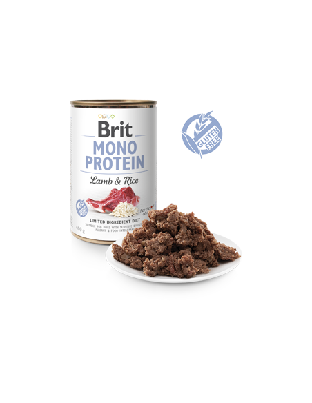 Brit Care Dog Mono Protein Lamb & Rice | Wet (Lata) | 400 g