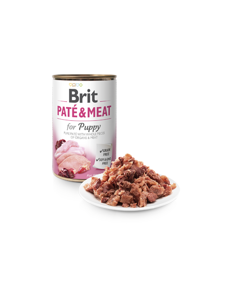 Brit Care Dog Paté & Meat for Puppy | Wet (Lata) | 400 g