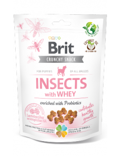 Brit Care Dog Puppy Crunchy Cracker Insects with Whey enriched with Probiotics | 200 g