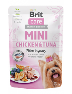 Brit Care Mini Chicken & Tuna Fillets in Gravy | Wet (Saqueta) | 85 g