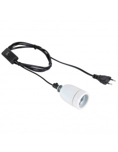 SUPORTE CERÂMICO COM CABO E INTERRUPTOR