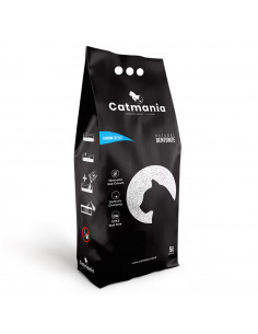 CATMANIA - LITTER BENTONITE "WHITE COMPACT" (COM CARVÃO) - 5 L / 4,25 KG