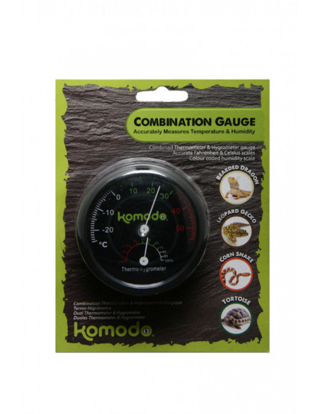 TERMÓMETRO / HIGROMETRO ANALÓGICO - KOMODO TERMÓMETRO / HIGROMETRO ANALÓGICO - KOMODO
