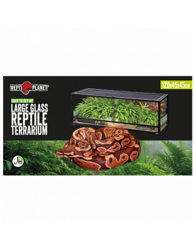 TERRÁRIO DE MONTAGEM REPTIPLANET - L - 120  x 45 x 32cm