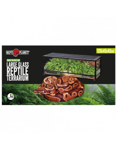 TERRÁRIO DE MONTAGEM REPTIPLANET - XL - 120  x 45 x 45cm