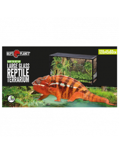 TERRÁRIO DE MONTAGEM REPTIPLANET - XXL - 120  x 45 x 60cm