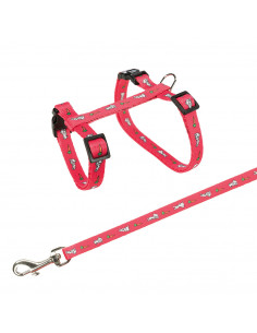 TRELA E PEITORAL AJUSTÁVEL PARA COELHOS PEQUENOS