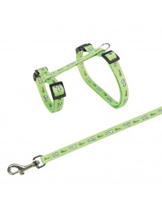 TRELA E PEITORAL AJUSTÁVEL PARA COELHOS PEQUENOS 2