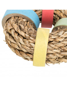 ARGOLA EM CORDA DE ALGAS E CARTÃO PARA ROEDORES 2