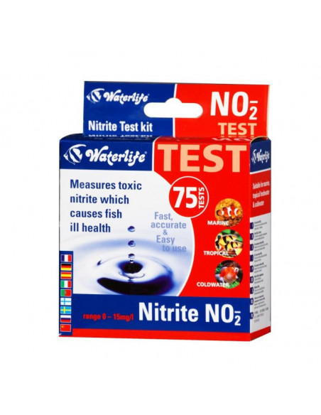 Waterlife - Teste Nitritos- 75 Testes