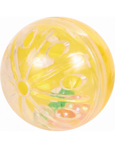 BOLAS CHOCALHO COM GUIZO E BONECO (4 UNIDADES)