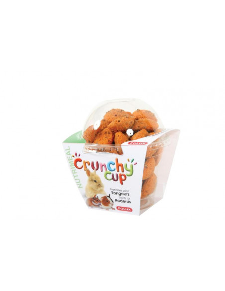 Snack Roedores - Crunchy Cup -Cenoura & Linho- 200 g