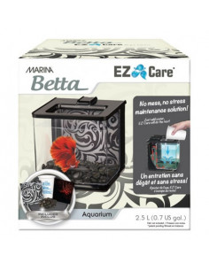 MARINA BETTA EZ CARE KIT 2,5 LITROS, NEGRO
