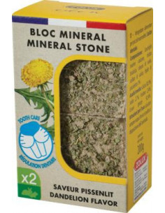 Bloco Mineral Eden Para Roedores- Dente Leão- 2 un