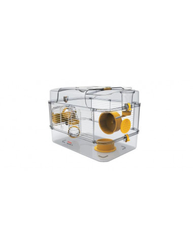 Gaiola Roedores Solo Rody 3 - 41 x 27 x 28 cm - Amarelo