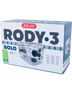 Gaiola Roedores Solo Rody 3 - 41 x 27 x 28 cm- Azul