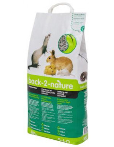 LITTER PEQUENOS ANIMAIS - back2nature -30 L - Fibras Celulose