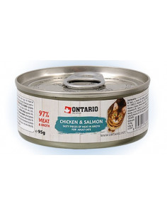 Pedaços Frango com Salmão