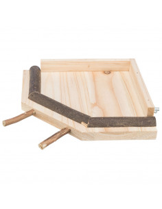 ÁREA DE REPOUSO PARA GAIOLA DE AVES