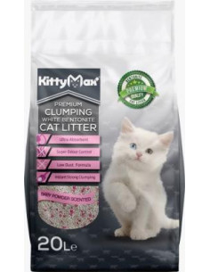 KittyMax - Areia Aglomerante Para Gato - Talco - 10 L