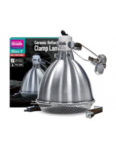 Arcadia - Ceramic Reflector Clamp Lamp - Tam L