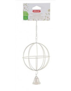 Bola Suspensa Para Fêno - 27 x 11 x 11 cm - Bege