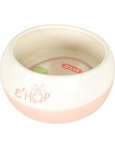 Comedouro / Bebedouro Cerâmica Roedores E'HOP - 400 ml - Rosa