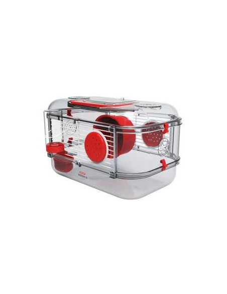 Gaiola Roedores Mini Rody 3 - 33 x 21 x 18 cm - Vermelho